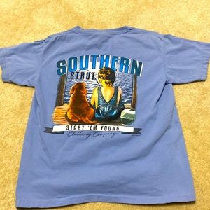 Medium youth Southern strut fishing shirt